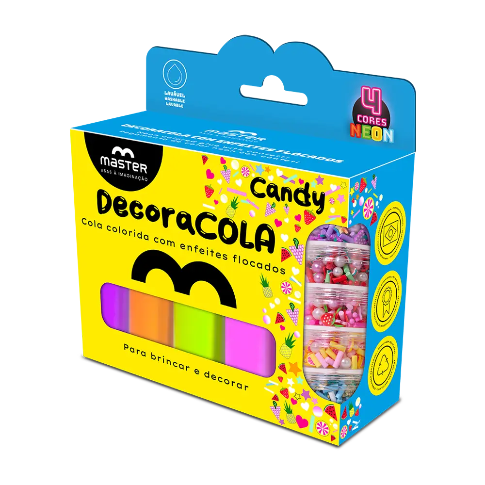 Edccdnv Decoracola Candy Embalagem - Master