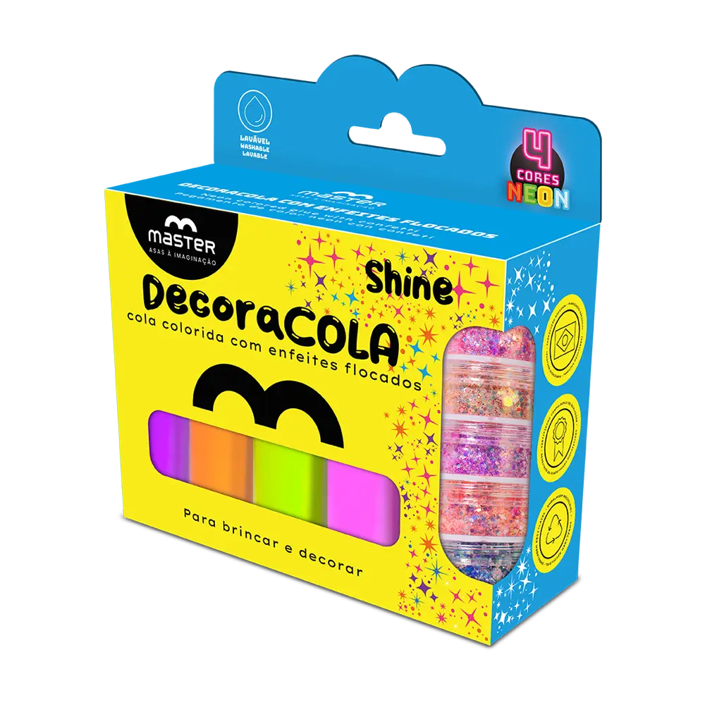 Edcfanv Decoracola Shine Embalagem - Master