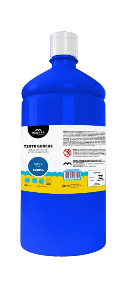 Egat4fp Tinta Guache Azul 500ml - Master