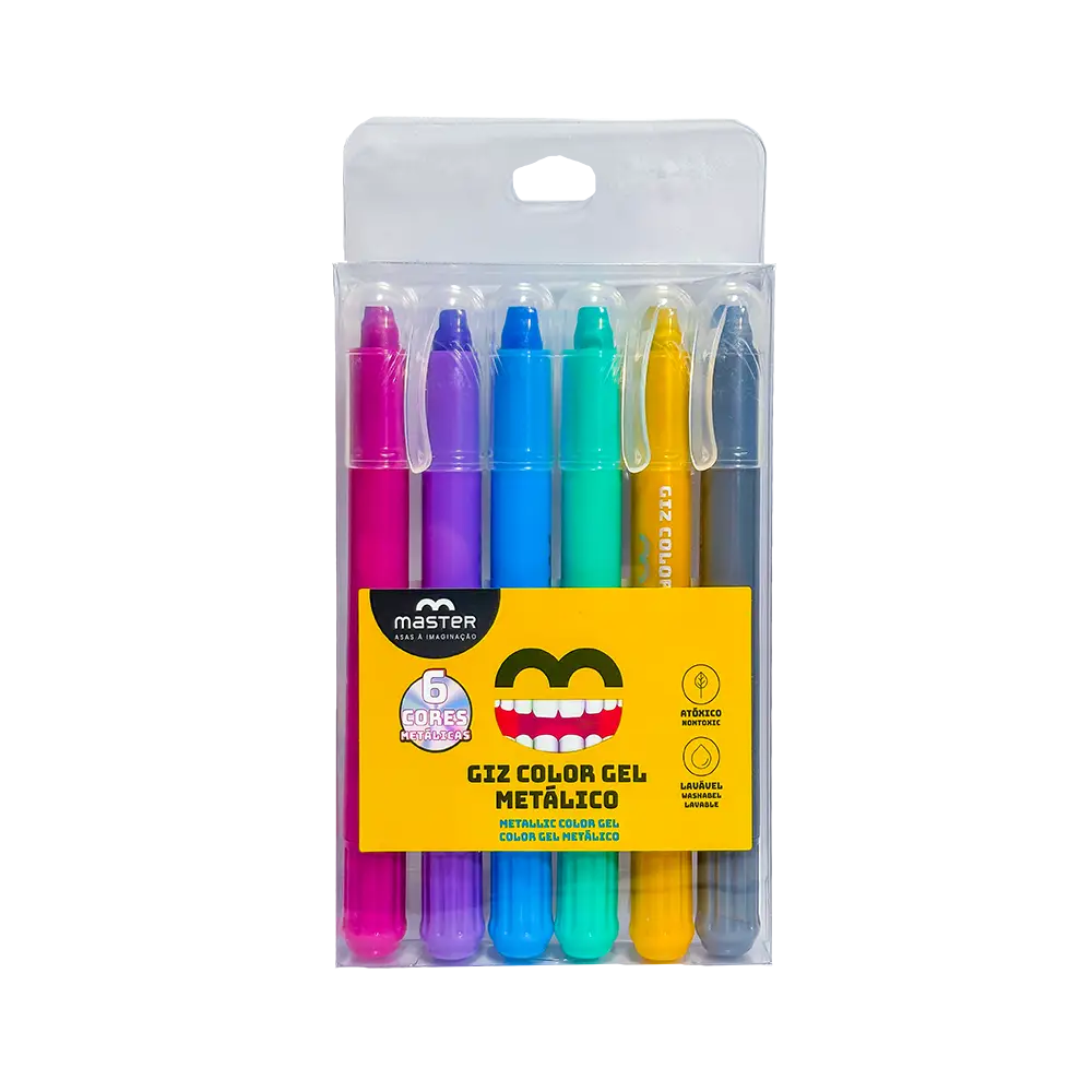 Egcm06iv Giz Color Gel Metalico 1 - Master