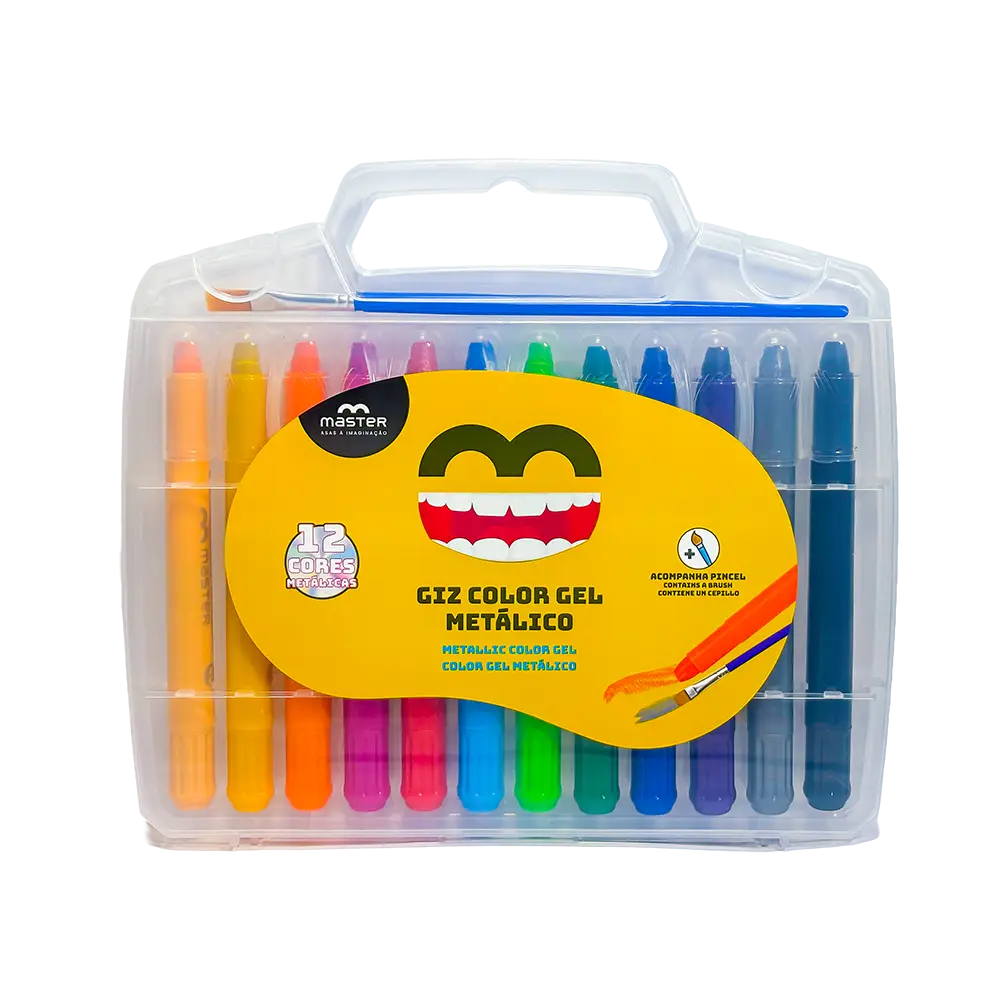 Egcm12iv Giz Color Gel Metalico 1 - Master