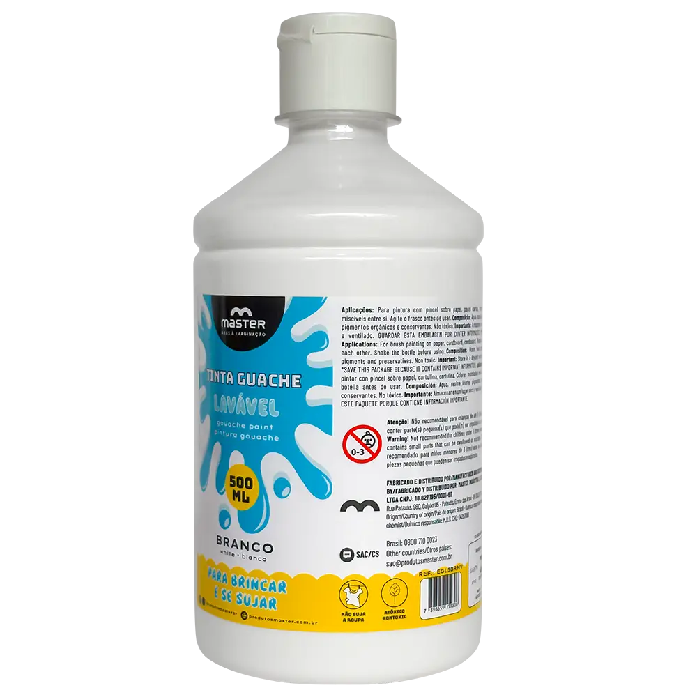 Egl5brnv Guache Lav 500 Branco - Master