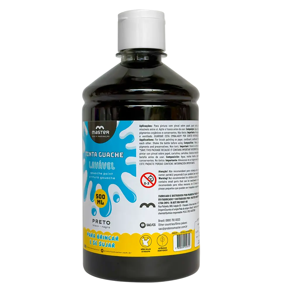 Egl5prnv Guache Lav 500 Preto - Master