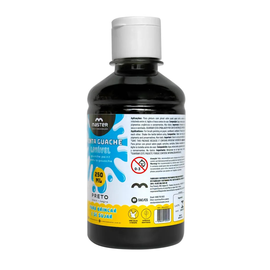 Eglaprnv Guache Lav 250 Preto - Master