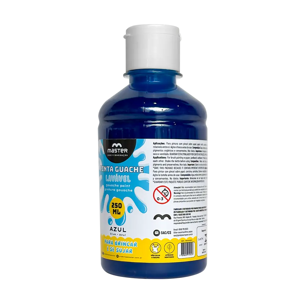 Eglaznv Guache Lav 250 Azul - Master