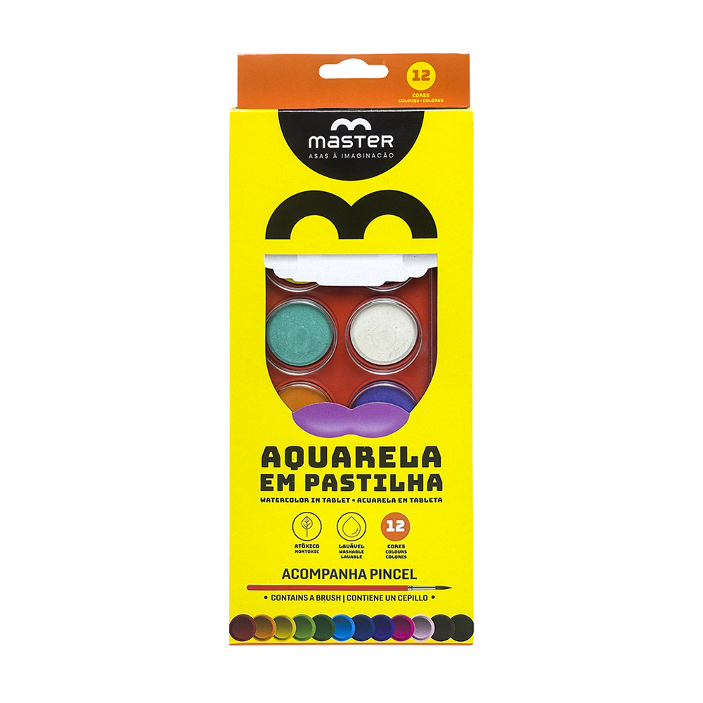 Eqa12cp Aquarela Pastilha 1 - Master